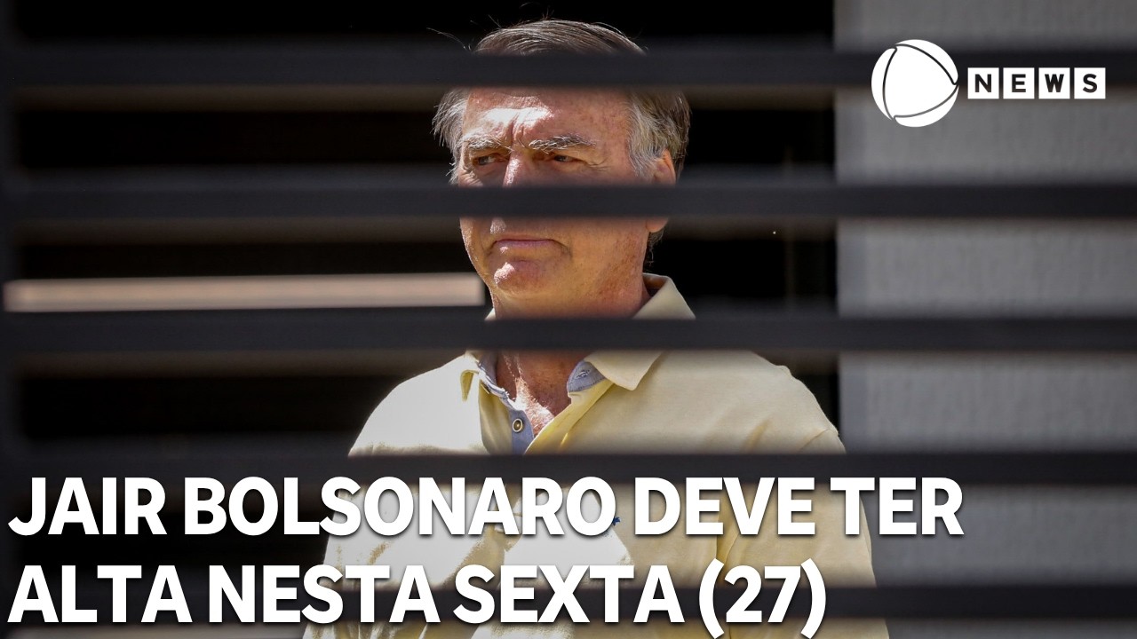 Ex presidente Jair Bolsonaro deve ter alta hoje