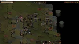 Battle Brothers: Early game archer vs goblins in hills