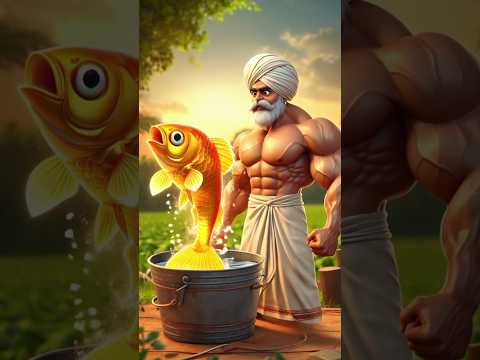 सोने की मछली का जादू – बकरी बनी सोने की मूर्ति! 🐟🐐✨ #shorts #short #shortvideo #viral #youtubeshorts