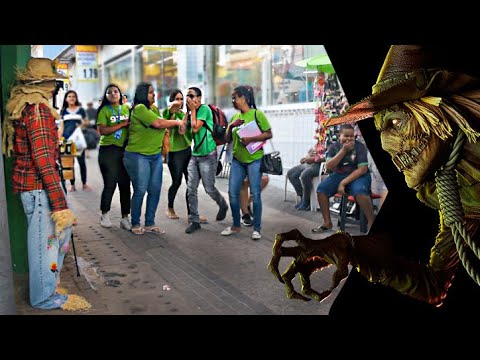 PEGADINHA DE SUSTO - ESPANTALHO - ScareCrow Prank