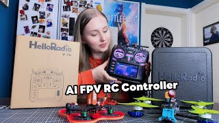 AI FPV RC Controller helloradio V16 RDC90 Opening Box