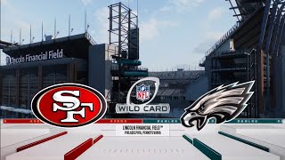 NFL Playoffs OT GAME - Madden NFL 26 - San Francisco 49ers vs Philadelphia Eagles -2026 Wildcard Sim