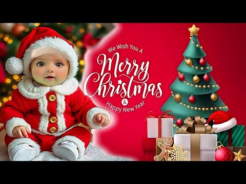 Merry Christmas | happy new year 2025 ♥️| #christmas #newyear2025 #cute #christmassongsforkids #baby