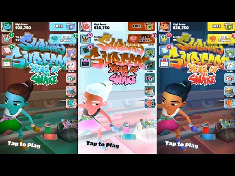 Subway Surfers - Year of the Snake Noon - 1.45x Invert Colors Episode 496