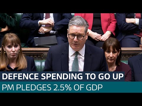 Starmer announces defence spending rise to 2.5% before White House meeting with Trump | ITV News