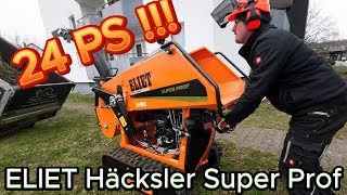 ELIET Häcksler SUPER PROF MAX Cross Country !!! Wir testen die neue Maschine
