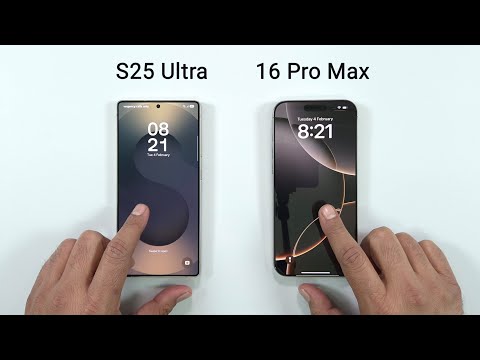 Samsung S25 Ultra vs iPhone 16 Pro Max - SPEEDTEST