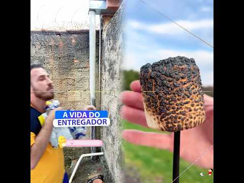A vida do entregador não é fácil né gente? 😂😂 #humor  #comédia