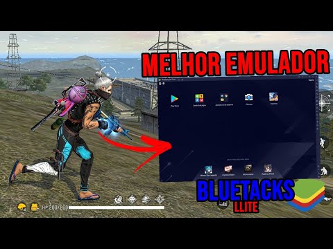 DESCOBRI O MELHOR EMULADOR BLUESTACKS LEVE PARA QUALQUER PC FRACO MELHORES CONFIGURAÇÕES 🔥🚀 FREEFIRE