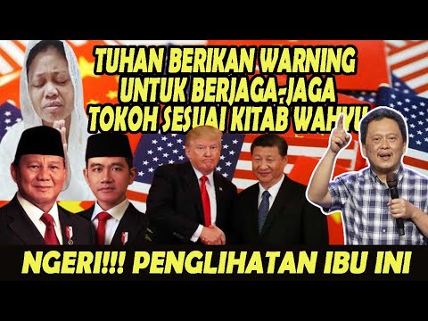 NGERI!!! PENGLIHATAN IBU INI -  TUHAN BERIKAN WARNING UNTUK BERJAGA-JAGA - TOKOH SESUAI KITAB WAHYU