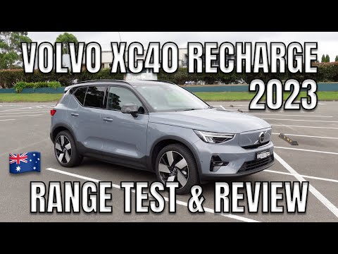 2023 VOLVO XC40 RECHARGE ULTIMATE AUSTRALIA | Highway range test drive
