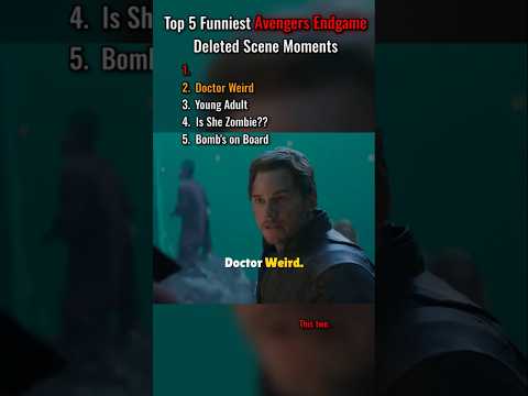 Top 5 Funniest Avengers Endgame Deleted Scene Moments. 🤣