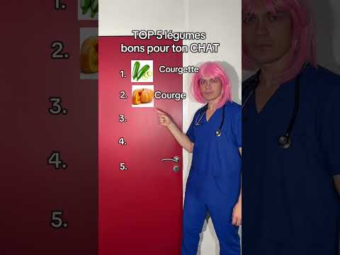 Top 5 légumes pour ton chat #cat #chat #top
