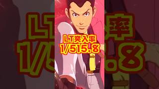 【新台】LT突入率1/515.8、50％が3000個！！！【eルパン三世VSキャッツ・アイ（平和）】#新台　#パチンコ　#ルパン三世
