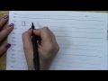 Learning the Letter 'a'