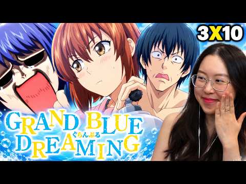 IORI FINALLY WINNING!!!🤣 Grand Blue Season 3 Episode 10 REACTION