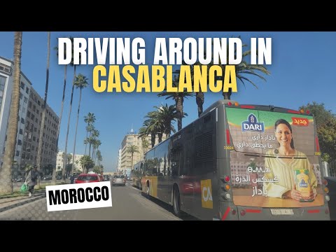 Driving In Casablanca, Morocco 2025