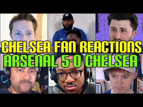 ANGRY ? CHELSEA FANS REACTION TO ARSENAL 5-0 CHELSEA | FANS CHANNEL