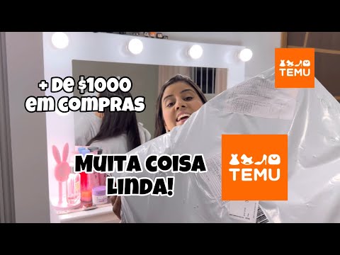 Recebidos da TEMU ♥️| Muita coisa linda e útil pro Lar 🏠 | MOSTREI TUDO COM DETALHES