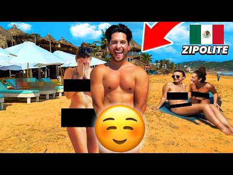 Fuimos a la PLAYA NUD!STA MÁS FAMOSA de MÉXICO 🇲🇽 | LO QUE NUNCA NOS HAN VISTO