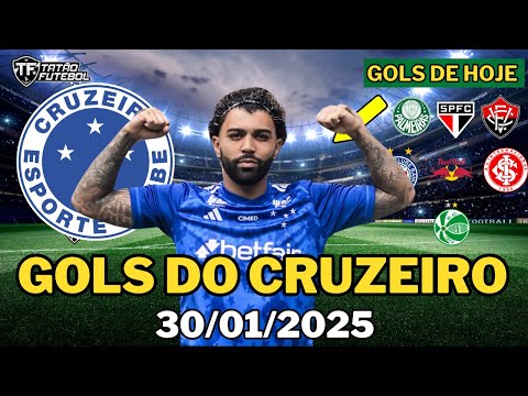 TODOS OS GOLS DE HOJE DO CRUZEIRO GABI GOL  FEZ HAT TRICK