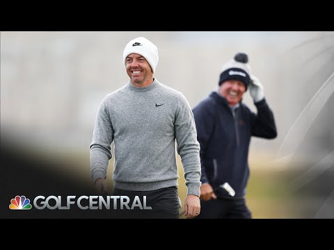 Rory McIlroy hits Alfred Dunhill Links Championship with father | Golf Central | Golf Channel