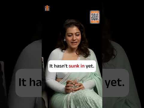 🔥 Watch Till End! “Sunk In” Meaning By Kajol #explore #shorts #ytshorts #learnenglish