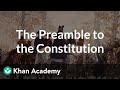 Exploring the Preamble to the Constitution