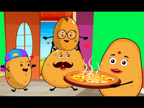 Aloo Kachaloo Kahan Gaye They - आलू कचालू बेटा कहां गए थे - Hindi Rhymes