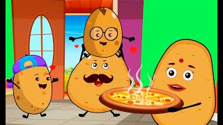 Aloo Kachaloo Kahan Gaye They - आलू कचालू बेटा कहां गए थे - Hindi Rhymes