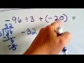 Mastering Order of Operations with Integers