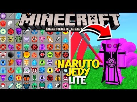 COMO BAIXAR E INSTALAR O ADDON/MOD NARUTO JEDY LITE 1.2 ATUALIZADO PARA MINECRAFT PE 1.21! (BEDROCK)
