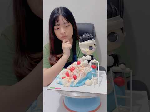 Kuenya kok dipukulin?? #cake #cakedecorating #kueulangtahun #lionicake