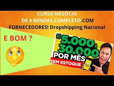 CURSO NEGÓCIO DE 4 RENDA ,DO CASSIO CANALI,E BOM PARA TRABALHAR NA INTERNENT❓🤔 SERA VERDADE MESMO❓🤔