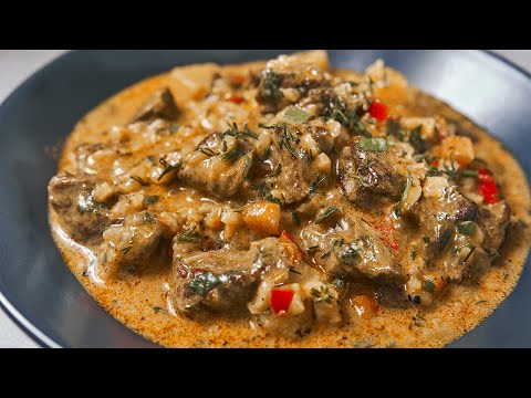 Beautiful and Quick Way to Make Fried Soup at Home! Comfort dish with beef and rice