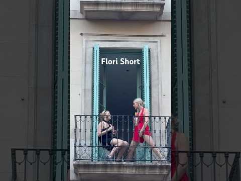 Barcelona Before Midnight 🌙 American Girls Partying on Balcony #Shorts #viral #short