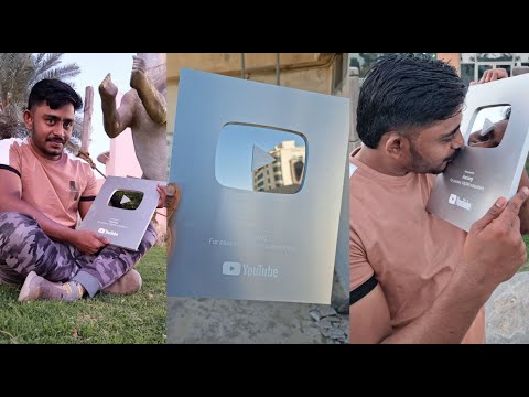 Silver Play Button Unboxing (100k YouTube Creator Award) Thank You So Much For Supporting😍🥰❤️