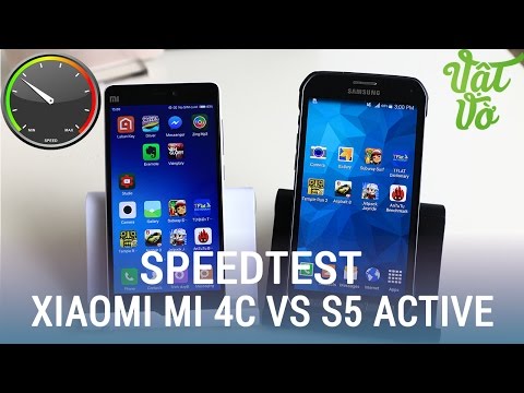 (VIETNAMESE) Vật Vờ- So sánh Xiaomi Mi 4c và Galaxy S5 Active: hiệu năng, quản lí ram