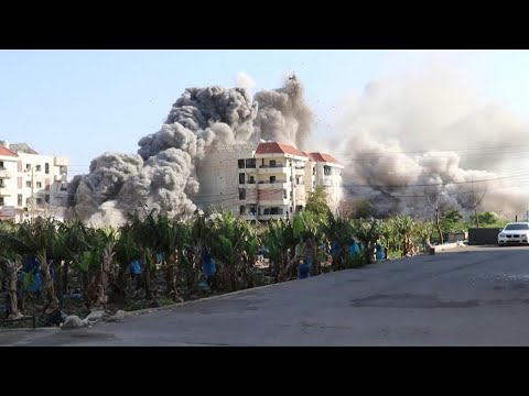 Moment Israeli strikes hit eastern Tyre in south Lebanon | AFP