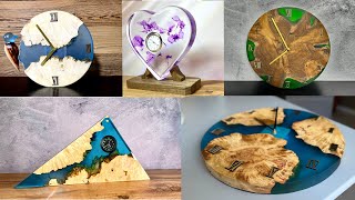 Epoxy Resin Clocks Compilation - RESIN ART DIY