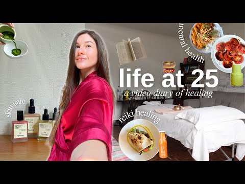 Life at 25 | mental health, skin care, food🌸🍒 | healing girl diaries