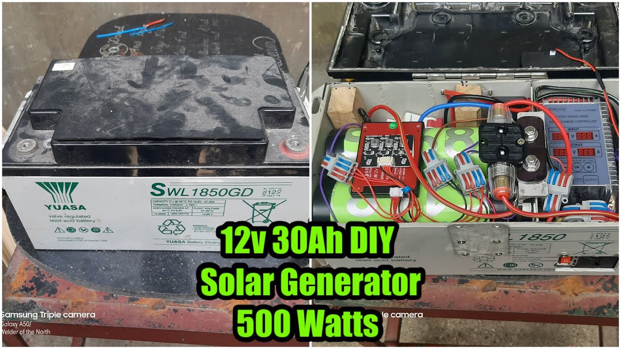 30,000mah DIY Solar Generator