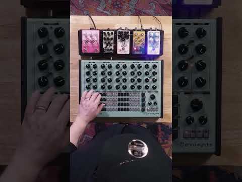 Pairing EQD pedals with the Erica Synths Pērkons HD-01 Synthesizer #ericasynths
