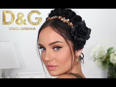 Dolce & Gabbana Inspired Makeup GRWM \ Runway Look