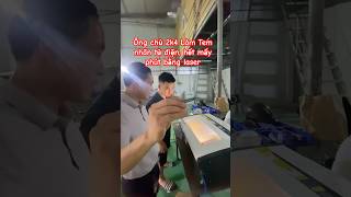 Máy khắc laser tem nhãn tủ điện mica nhựa bằng Laser mini hết bao nhiêu phút