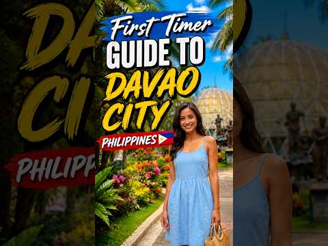 First Timer Guide to Davao City, Philippines 🇵🇭 #philippines #travelphilippines