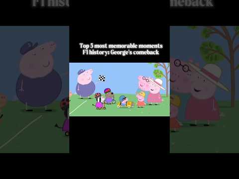 Top 5 most memorable moments F1 history George's comeback 🔥 #2025#automobile#youtubeshorts #edit#f1
