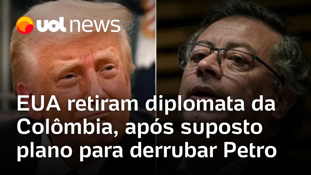 EUA retiram diplomata da Colômbia após suposto plano para derrubar o presidente colombiano