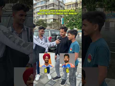 Who do you think is the best currently?#cricketvideos  #cricketworld #arshdeepsingh #mohammedsiraj