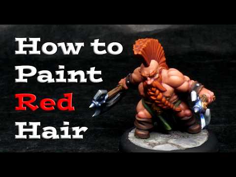 How to Paint Red Hair